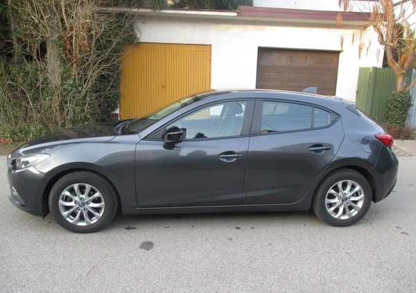 Mazda 3 cena 39900 przebieg: 147000, rok produkcji 2014 z Warszawa małe 121